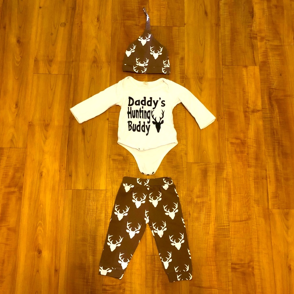 Daddy’s Hunting Buddy 3 Piece Set - 6 Months